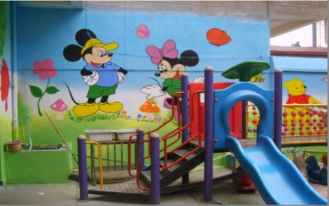 罗甸幼儿园室外彩绘